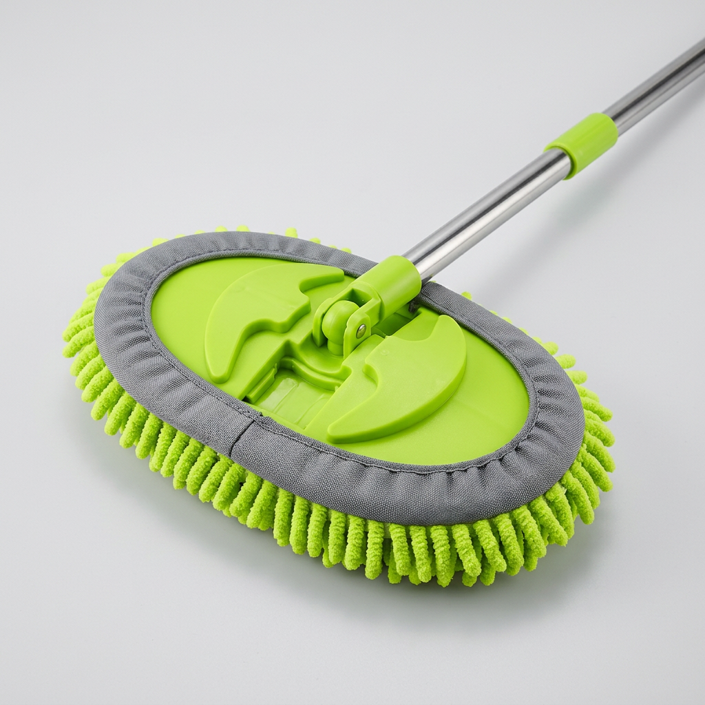 Car-wash brush head detail
