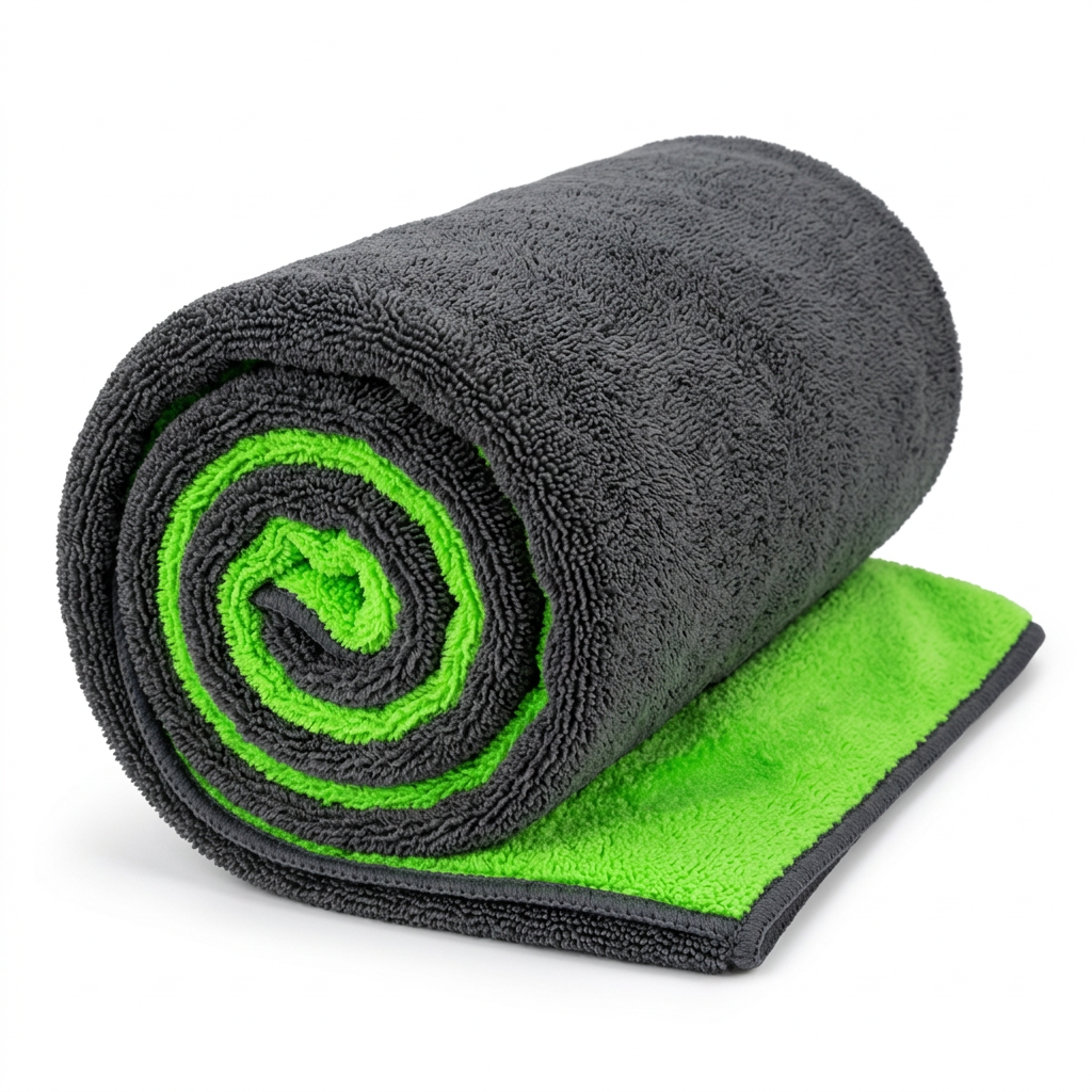 Redline Rinse charcoal and lime drying towel