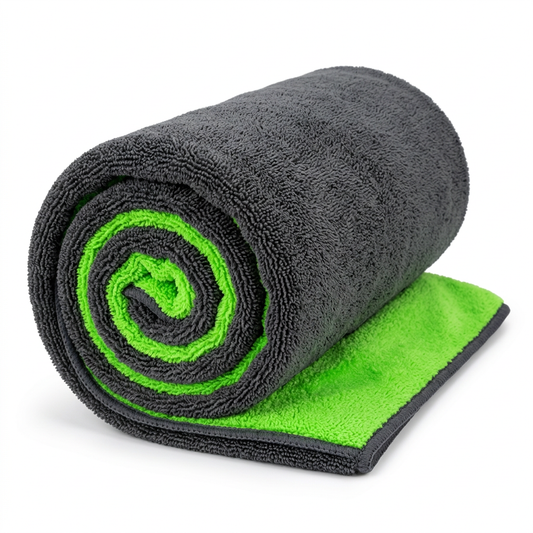 Redline Rinse charcoal and lime drying towel